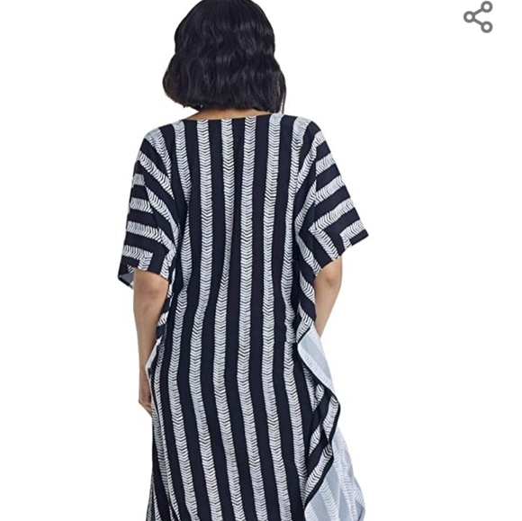 Whoopi Goldberg stripe Kimono/dress - Picture 11 of 11